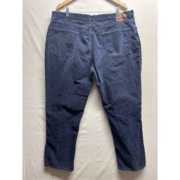 Polo Ralph Lauren Men’s 42x30 Navy Blue Corduroy Pants Retro Vintage Look - Picture 9 of 10